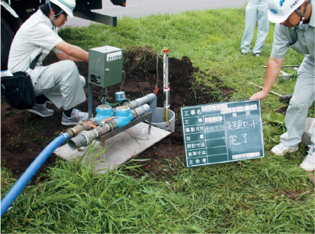 定水位法による試験方法